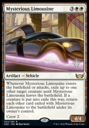 Mysterious Limousine (Promo Pack) [Streets of New Capenna Promos] | Gear Gaming Fayetteville