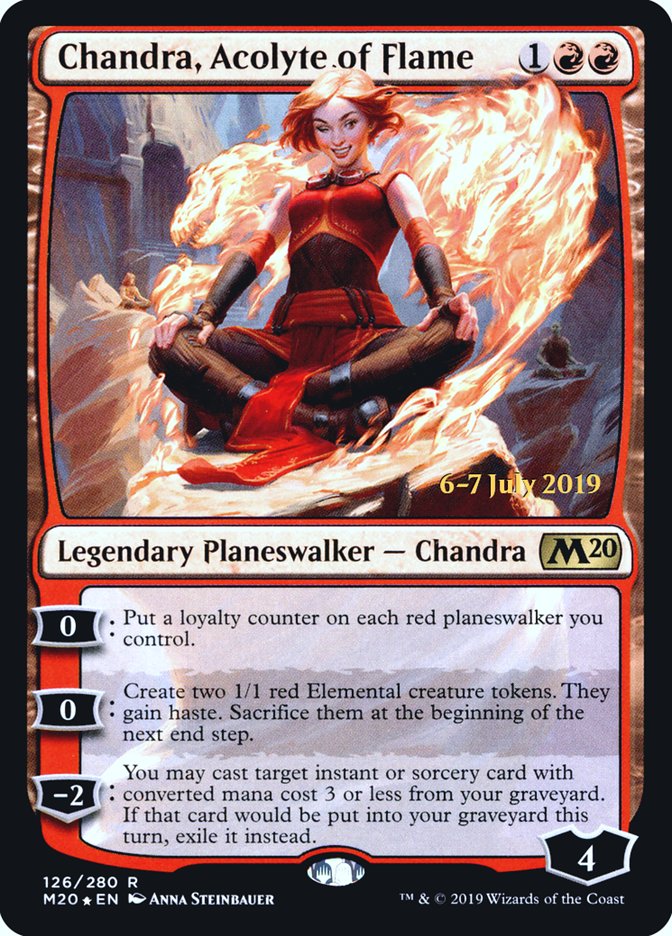 Chandra, Acolyte of Flame [Core Set 2020 Prerelease Promos] | Gear Gaming Fayetteville