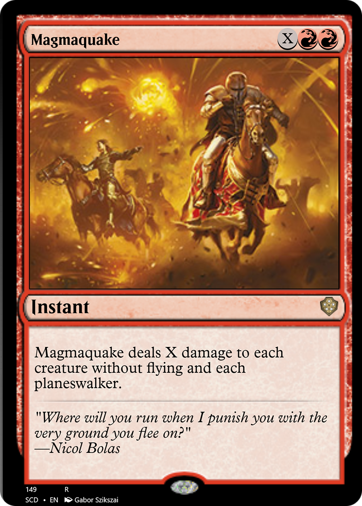 Magmaquake [Starter Commander Decks] | Gear Gaming Fayetteville