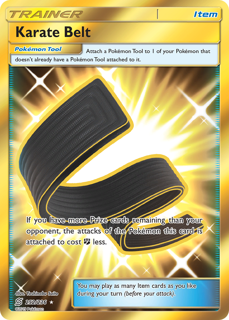 Karate Belt (252/236) [Sun & Moon: Unified Minds] | Gear Gaming Fayetteville