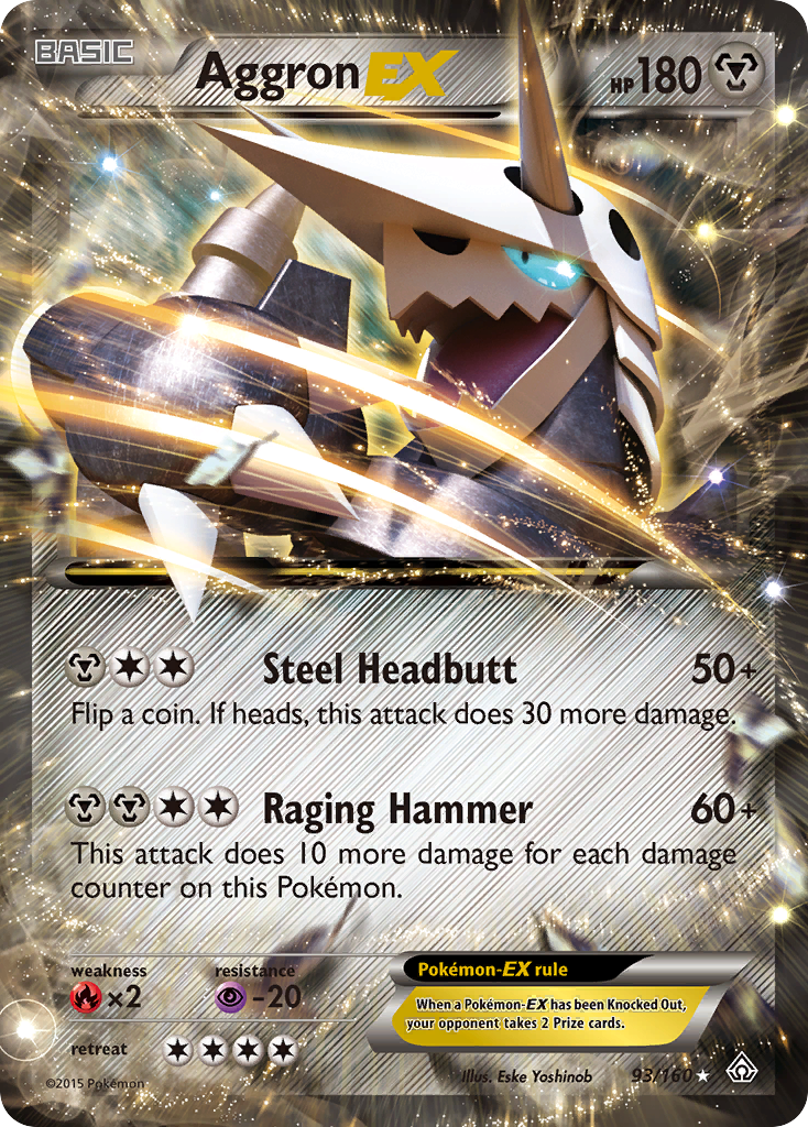 Aggron EX (93/160) [XY: Primal Clash] | Gear Gaming Fayetteville