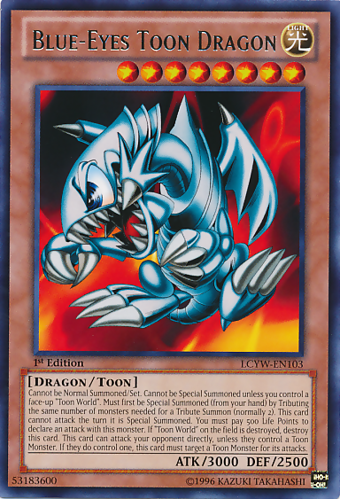 Blue-Eyes Toon Dragon [LCYW-EN103] Rare | Gear Gaming Fayetteville