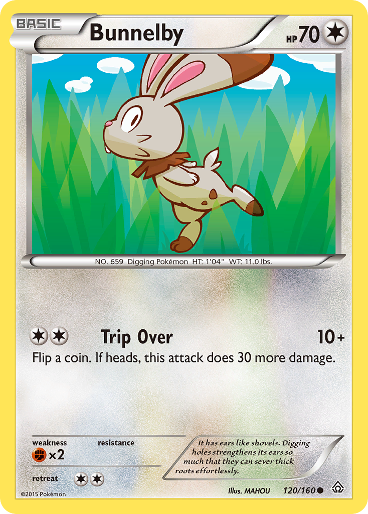 Bunnelby (120/160) [XY: Primal Clash] | Gear Gaming Fayetteville