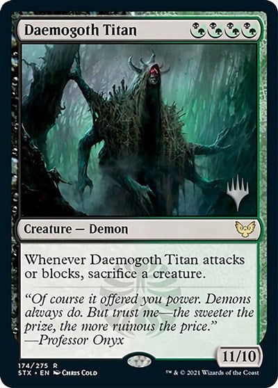 Daemogoth Titan (Promo Pack) [Strixhaven: School of Mages Promos] | Gear Gaming Fayetteville