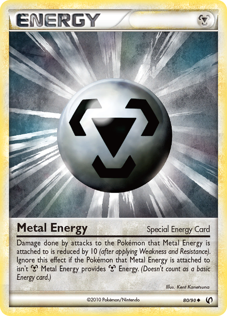 Metal Energy (80/90) [HeartGold & SoulSilver: Undaunted] | Gear Gaming Fayetteville