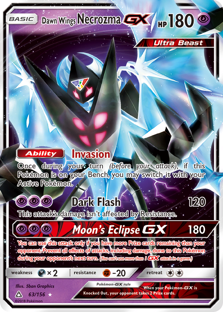 Dawn Wings Necrozma GX (63/156) [Sun & Moon: Ultra Prism] | Gear Gaming Fayetteville