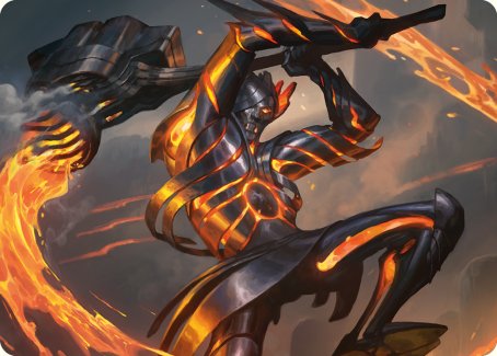 Forgehammer Centurion Art Card [Phyrexia: All Will Be One Art Series] | Gear Gaming Fayetteville
