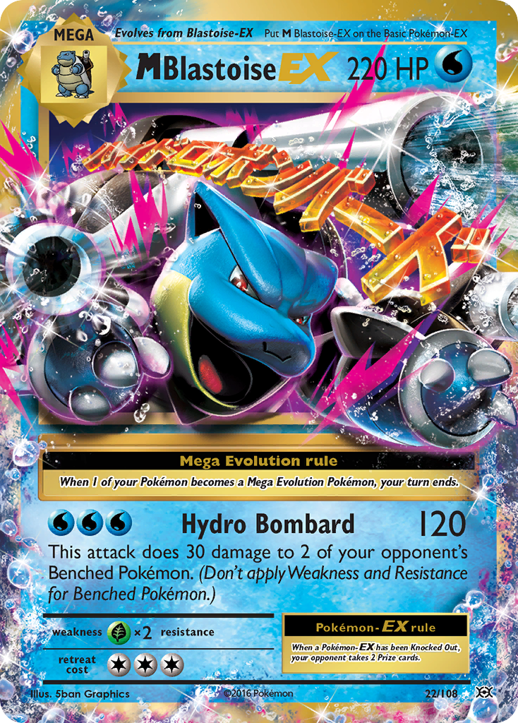 M Blastoise EX (22/108) [XY: Evolutions] | Gear Gaming Fayetteville