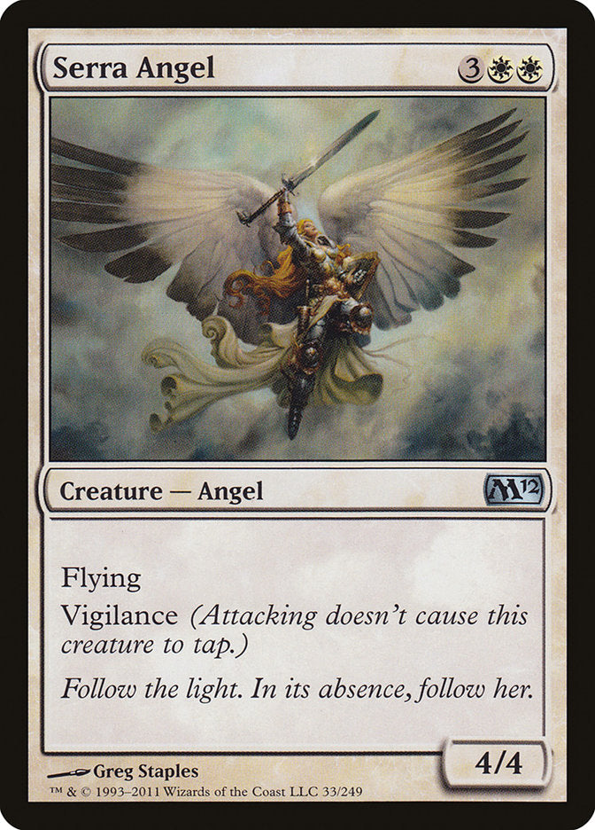 Serra Angel [Magic 2012] | Gear Gaming Fayetteville