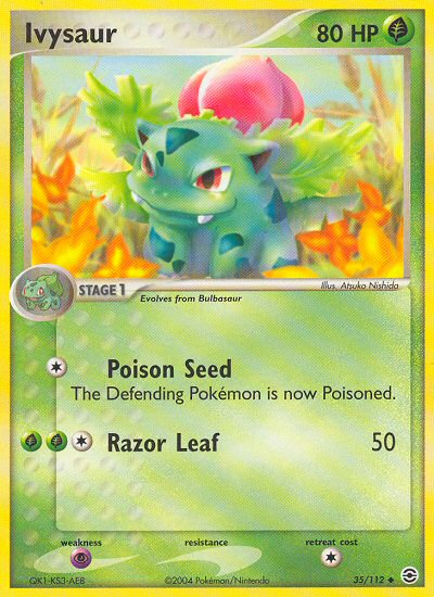 Ivysaur (35/112) [EX: FireRed & LeafGreen] | Gear Gaming Fayetteville