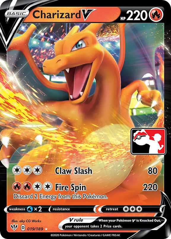 Charizard V (019/189) [Prize Pack Series One] | Gear Gaming Fayetteville