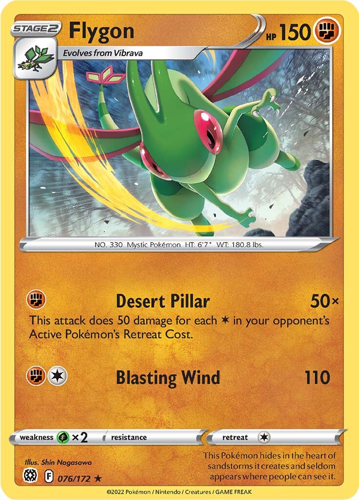 Flygon (076/172) [Sword & Shield: Brilliant Stars] | Gear Gaming Fayetteville