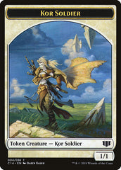 Kor Soldier // Pegasus Double-Sided Token [Commander 2014 Tokens] | Gear Gaming Fayetteville