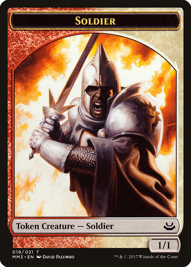 Soldier Token (019/021) [Modern Masters 2017 Tokens] | Gear Gaming Fayetteville