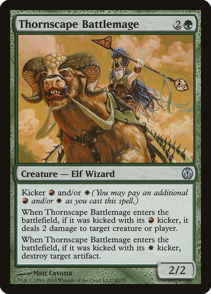 Thornscape Battlemage [Duel Decks: Phyrexia vs. the Coalition] | Gear Gaming Fayetteville