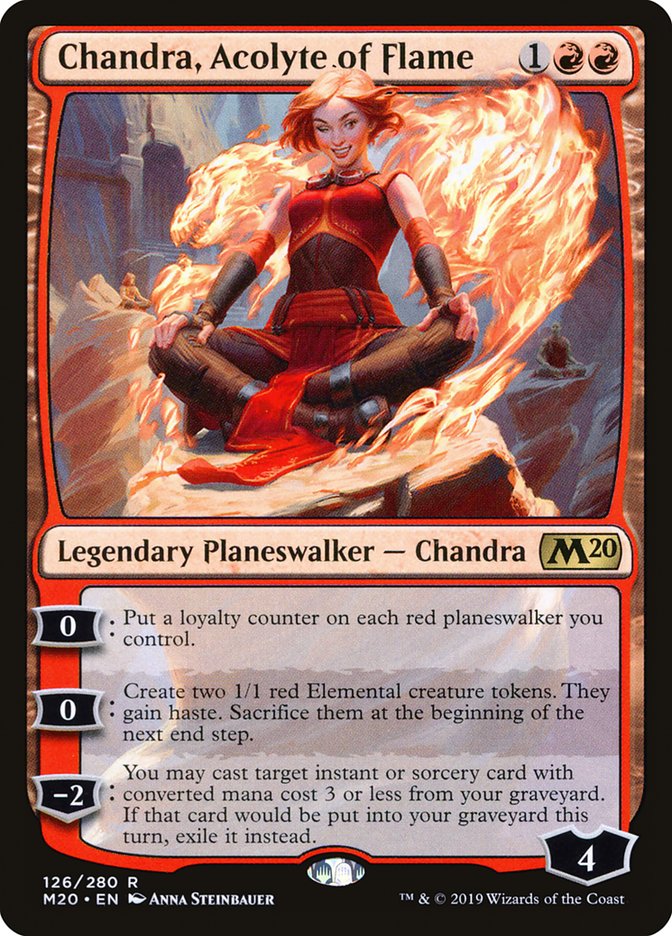 Chandra, Acolyte of Flame [Core Set 2020] | Gear Gaming Fayetteville