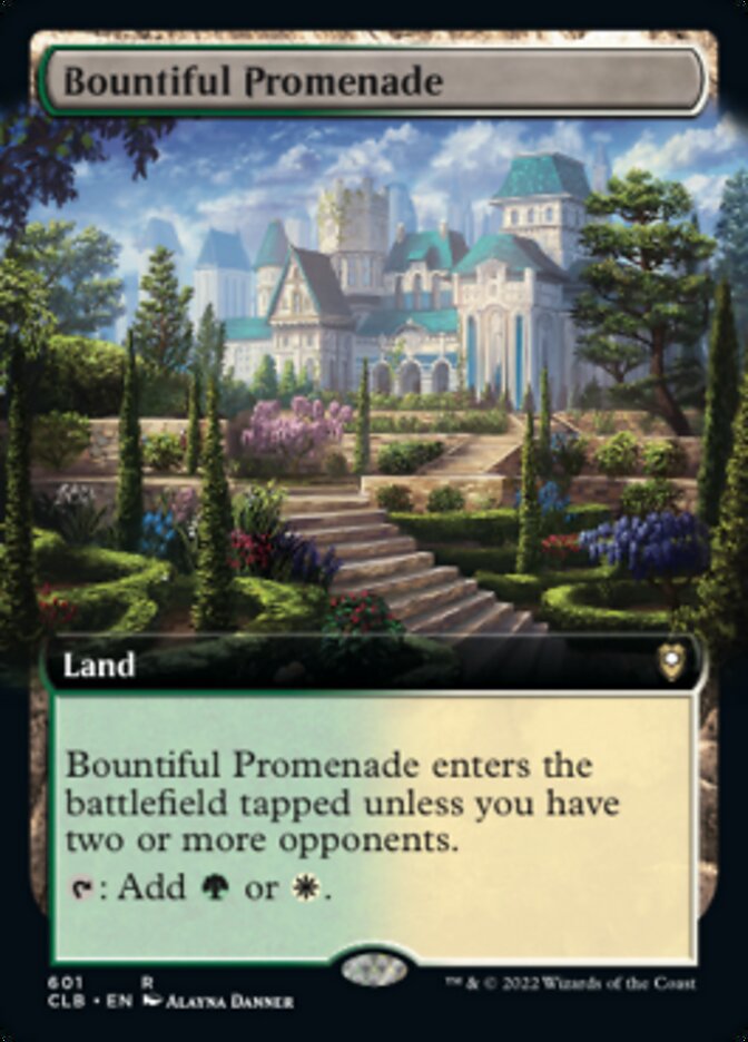 Bountiful Promenade (Extended Art) [Commander Legends: Battle for Baldur's Gate] | Gear Gaming Fayetteville