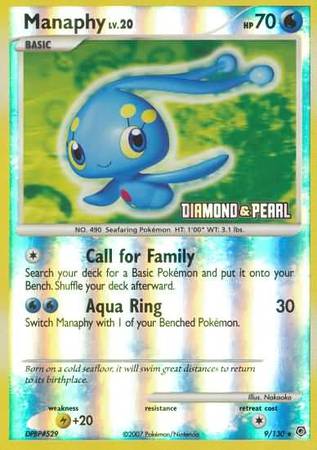 Manaphy (9/130) [Burger King Promos: 2008 Collection] | Gear Gaming Fayetteville