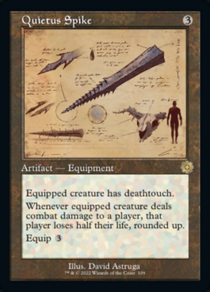 Quietus Spike (Retro Schematic) [The Brothers' War Retro Artifacts] | Gear Gaming Fayetteville