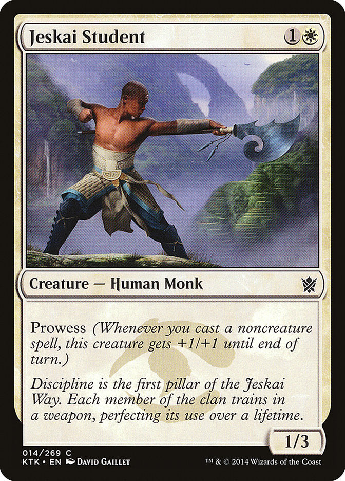 Jeskai Student [Khans of Tarkir] | Gear Gaming Fayetteville