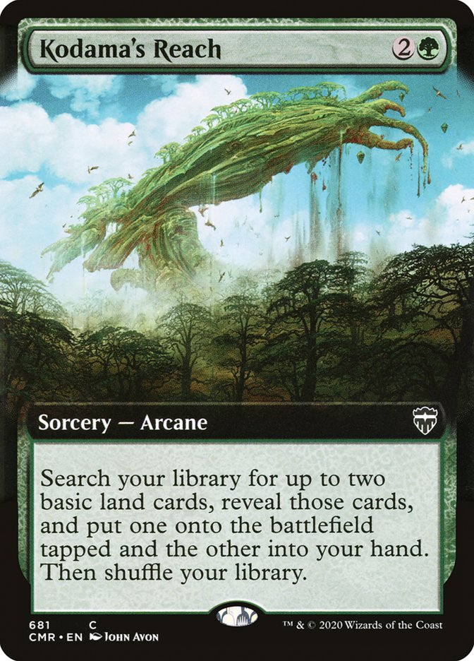 Kodama's Reach (Extended Art) [Commander Legends] | Gear Gaming Fayetteville