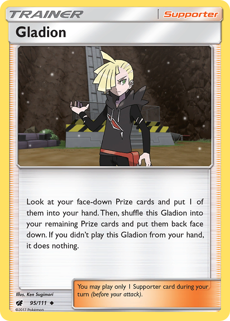 Gladion (95/111) [Sun & Moon: Crimson Invasion] | Gear Gaming Fayetteville