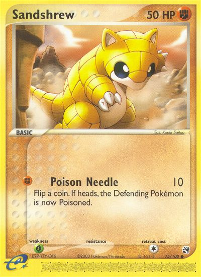 Sandshrew (75/100) [EX: Sandstorm] | Gear Gaming Fayetteville
