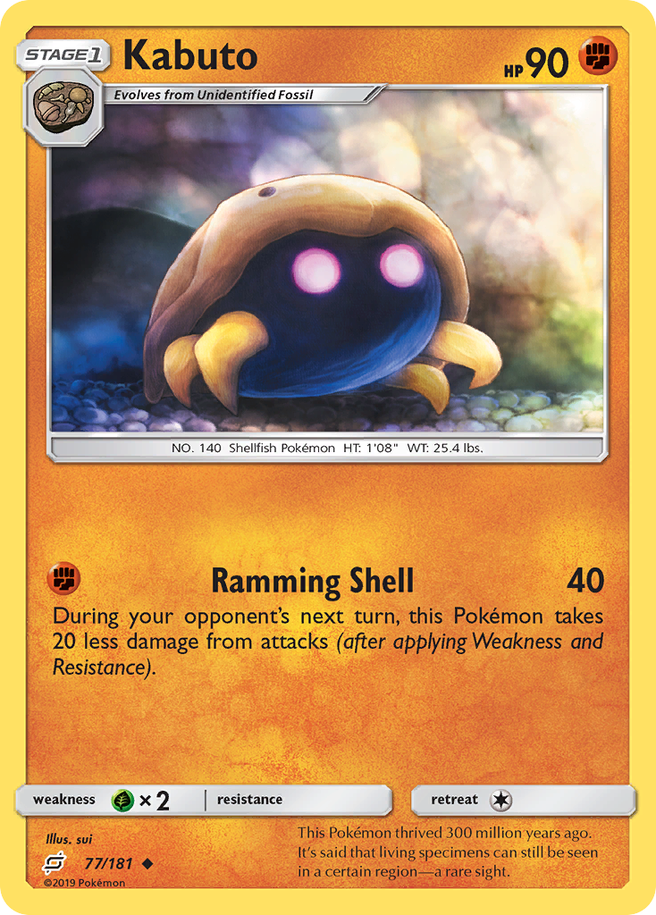 Kabuto (77/181) [Sun & Moon: Team Up] | Gear Gaming Fayetteville