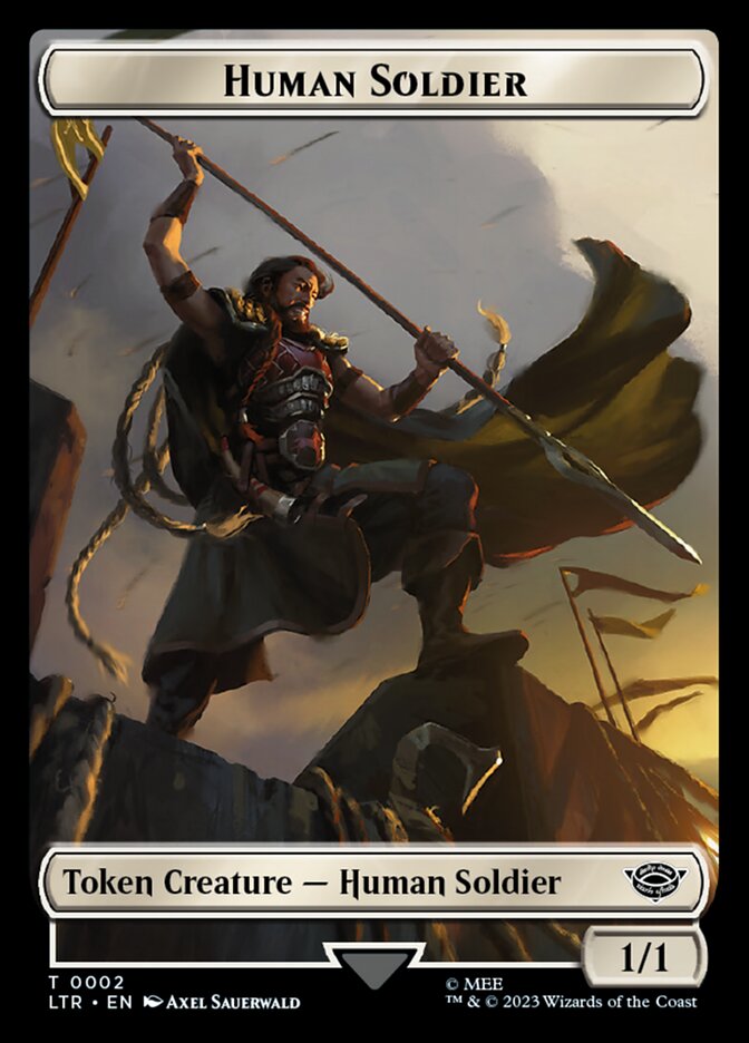 Human Soldier Token (02) [The Lord of the Rings: Tales of Middle-Earth Tokens] | Gear Gaming Fayetteville