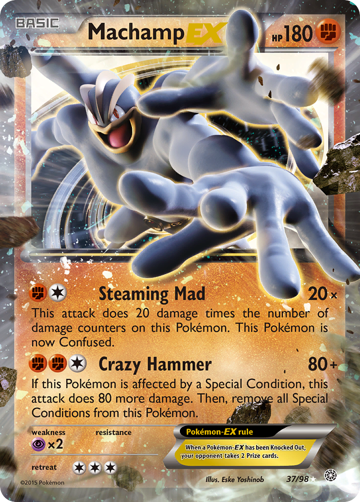 Machamp EX (37/98) [XY: Ancient Origins] | Gear Gaming Fayetteville