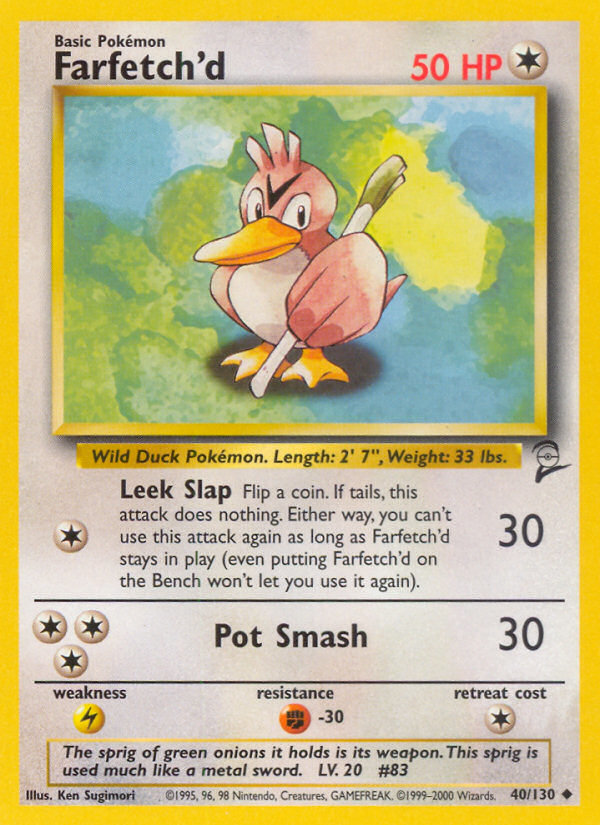 Farfetch'd (40/130) [Base Set 2] | Gear Gaming Fayetteville