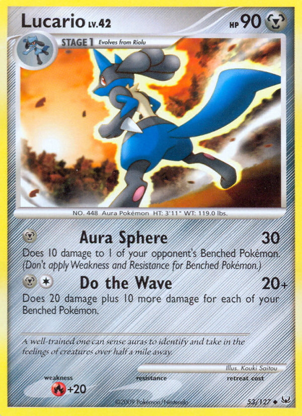 Lucario (53/127) [Platinum: Base Set] | Gear Gaming Fayetteville