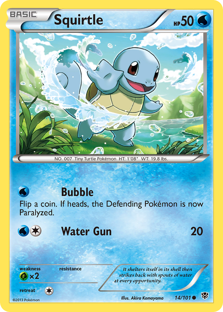 Squirtle (14/101) [Black & White: Plasma Blast] | Gear Gaming Fayetteville