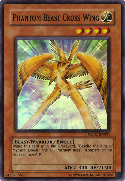 Phantom Beast Cross-Wing [GX02-EN001] Super Rare | Gear Gaming Fayetteville