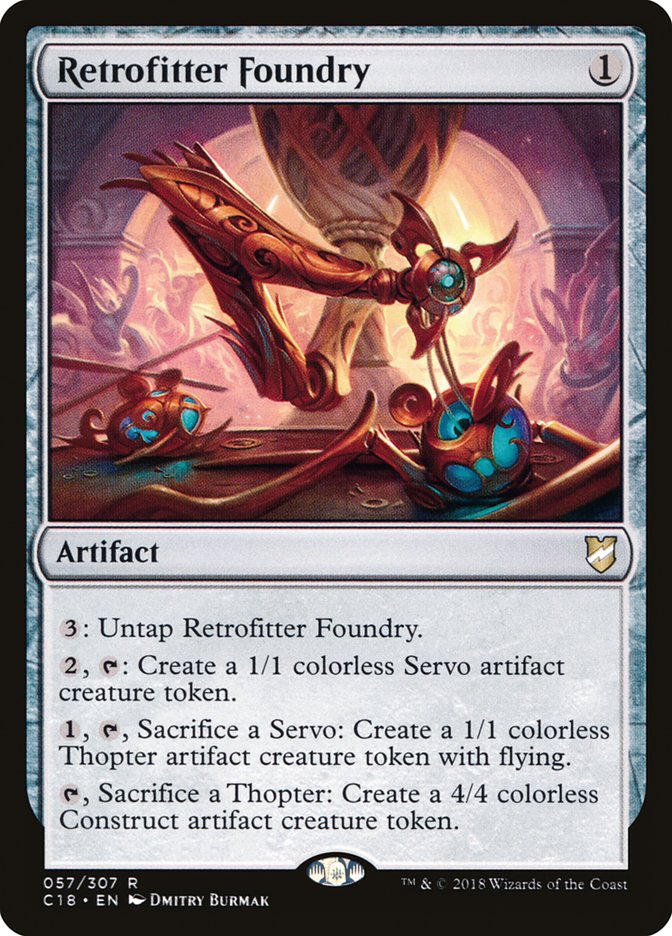 Retrofitter Foundry [Commander 2018] | Gear Gaming Fayetteville