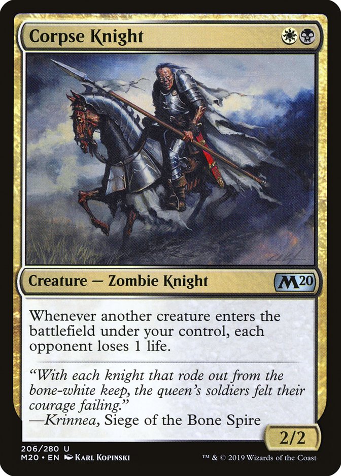 Corpse Knight (2/2) [Core Set 2020] | Gear Gaming Fayetteville