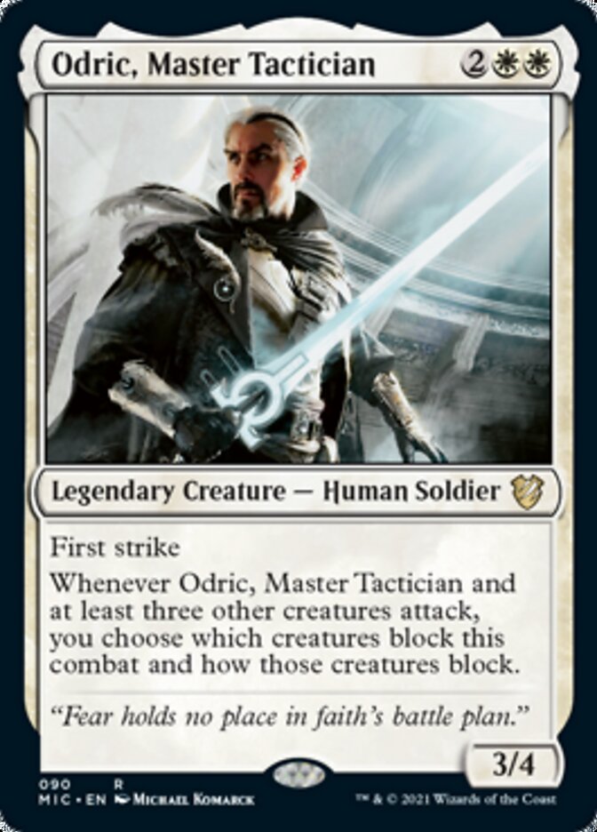 Odric, Master Tactician [Innistrad: Midnight Hunt Commander] | Gear Gaming Fayetteville