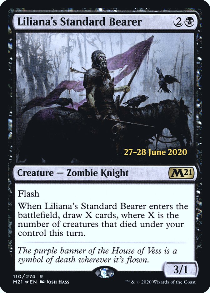 Liliana's Standard Bearer [Core Set 2021 Prerelease Promos] | Gear Gaming Fayetteville