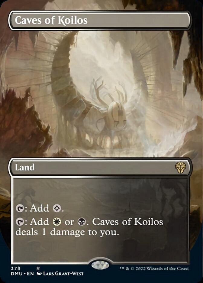 Caves of Koilos (Borderless Alternate Art) [Dominaria United] | Gear Gaming Fayetteville