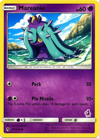 Mareanie (105/214) (Mewtwo Deck) [Battle Academy 2020] | Gear Gaming Fayetteville