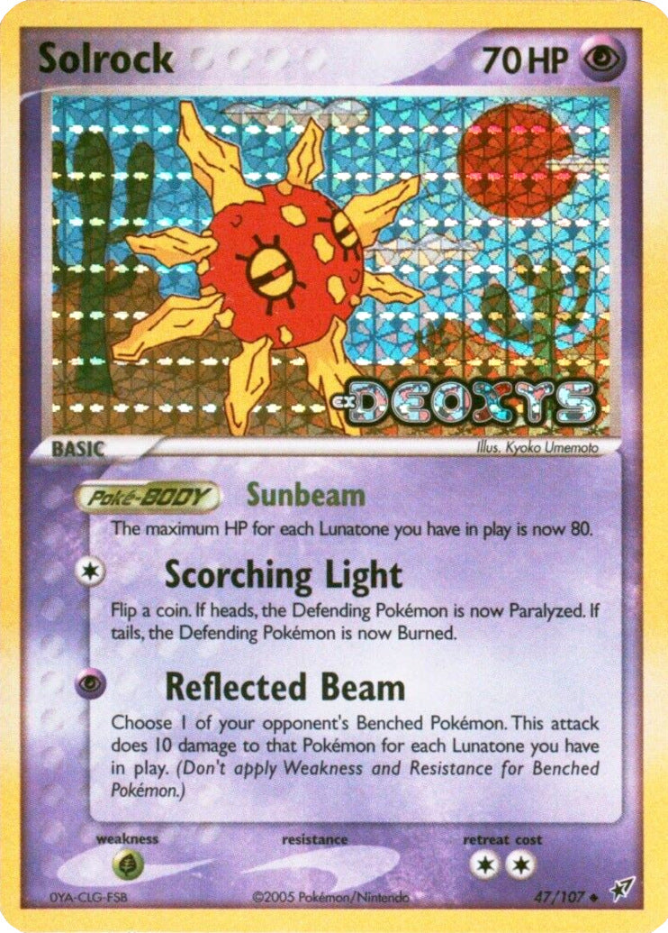 Solrock (47/107) (Stamped) [EX: Deoxys] | Gear Gaming Fayetteville