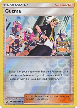 Guzma (115a/147) (Regional Championship Promo) [Sun & Moon: Burning Shadows] | Gear Gaming Fayetteville