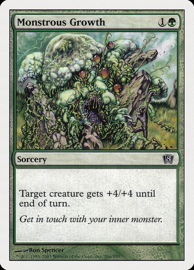 Monstrous Growth [Eighth Edition] | Gear Gaming Fayetteville