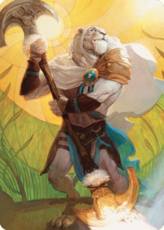 Ajani, Sleeper Agent Art Card [Dominaria United Art Series] | Gear Gaming Fayetteville