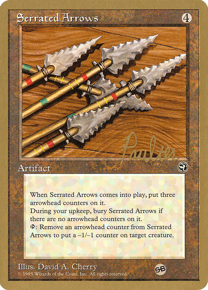 Serrated Arrows (Preston Poulter) (SB) [Pro Tour Collector Set] | Gear Gaming Fayetteville