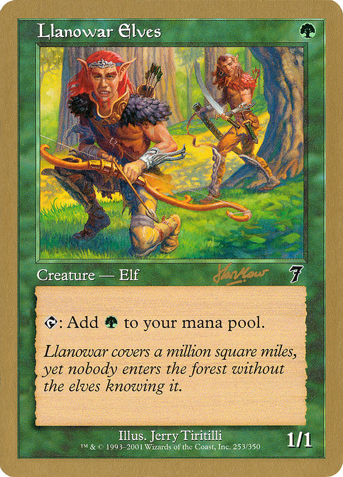 Llanowar Elves (Sim Han How) [World Championship Decks 2002] | Gear Gaming Fayetteville