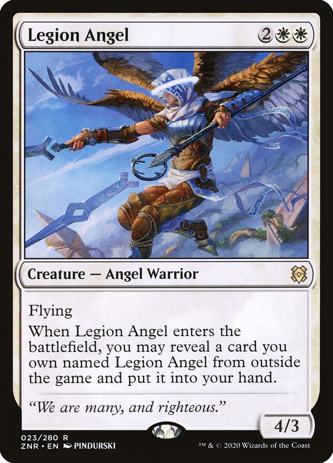 Legion Angel [Zendikar Rising] | Gear Gaming Fayetteville