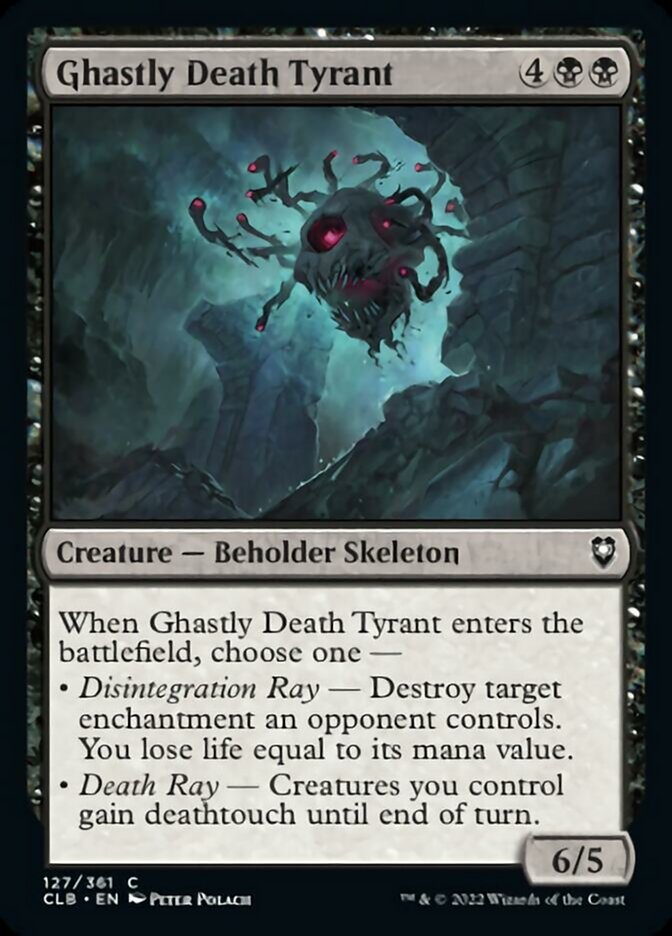 Ghastly Death Tyrant [Commander Legends: Battle for Baldur's Gate] | Gear Gaming Fayetteville