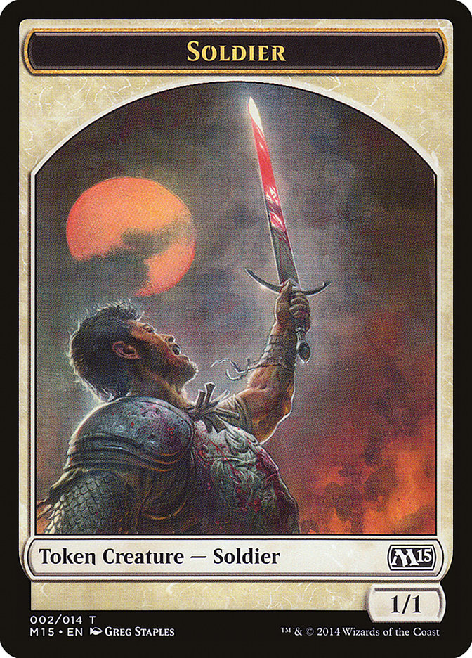 Soldier Token [Magic 2015 Tokens] | Gear Gaming Fayetteville