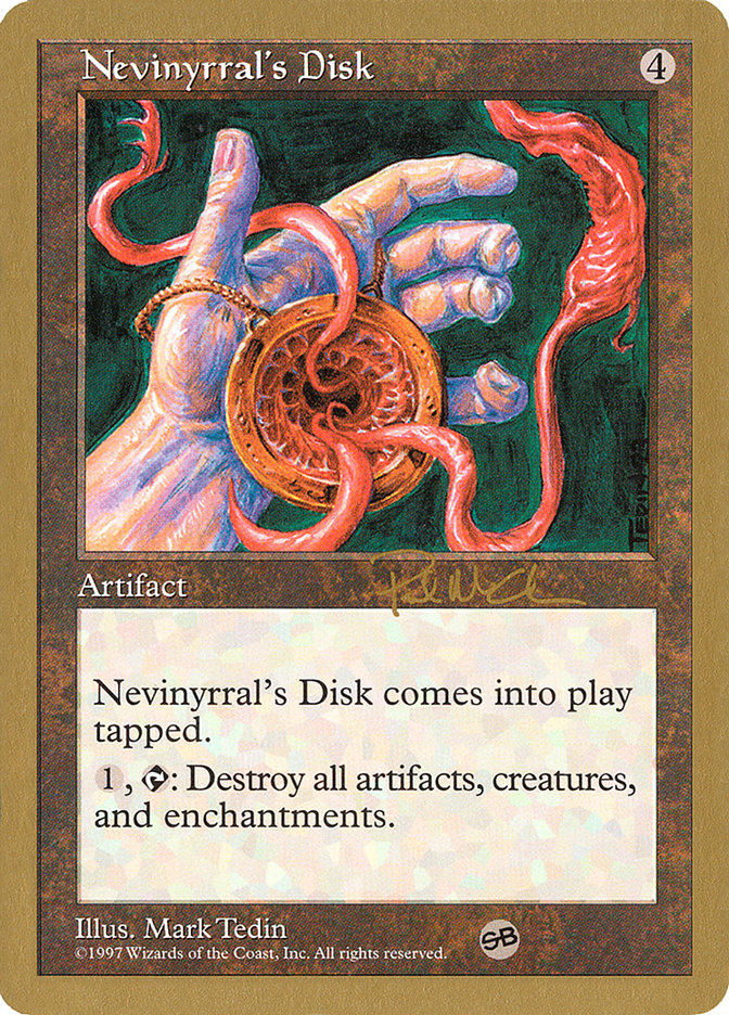 Nevinyrral's Disk (Paul McCabe) (SB) [World Championship Decks 1997] | Gear Gaming Fayetteville